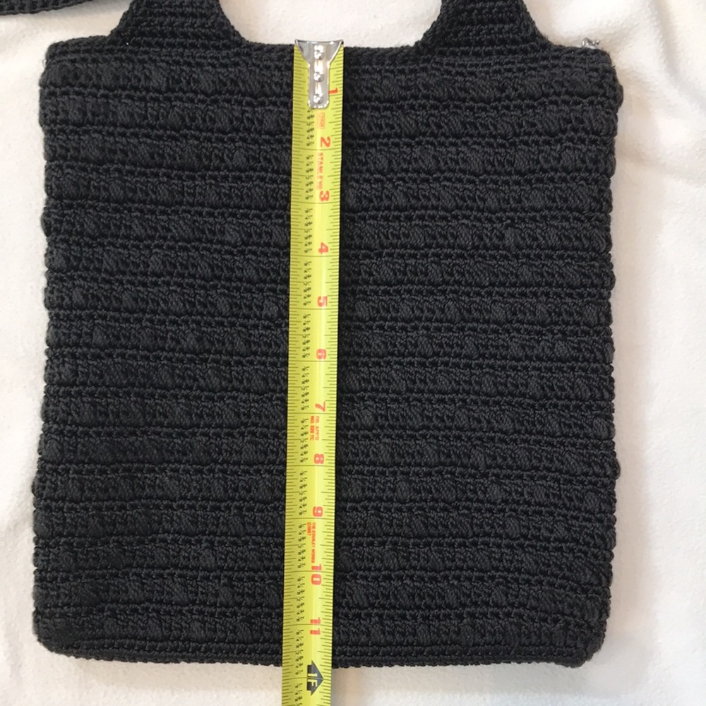 Black The Sak purse zippered top 2 straps - Picture 2 of 8